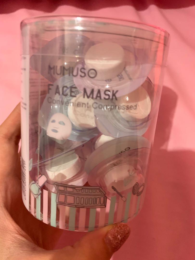 Mumuso Face Mask Kesehatan Kecantikan Kulit Sabun Tubuh Di Carousell