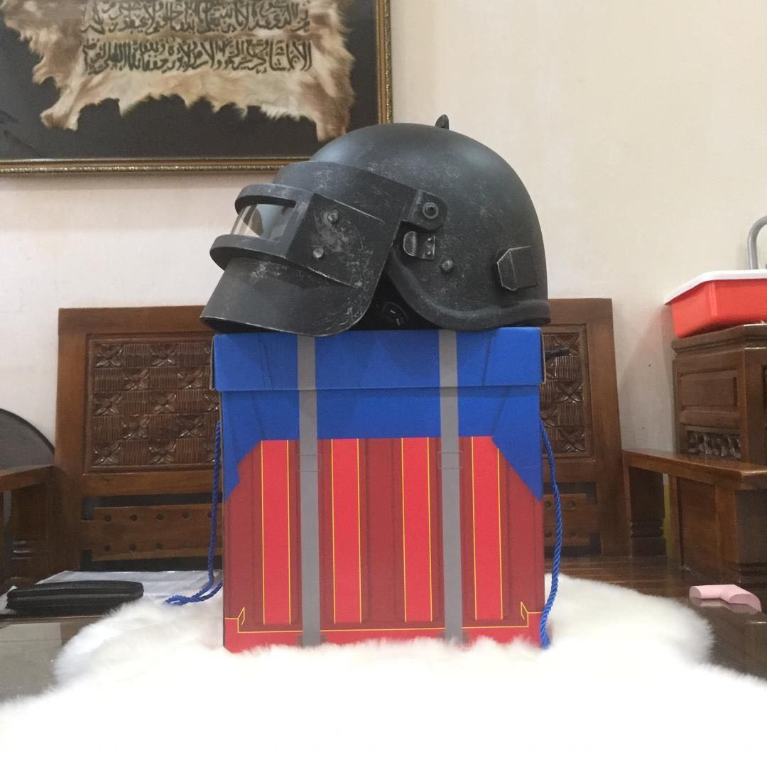 NEW TOPI HELMET PUBG LEVEL 3 Mainan Game Action Figures