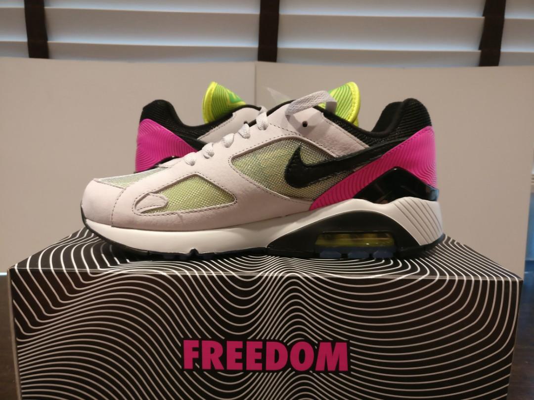 Nike Air Max 180 Berlin (Pure Platinum/Black-Hyper Pink), Women's Fashion,  Shoes, Sneakers on Carousell