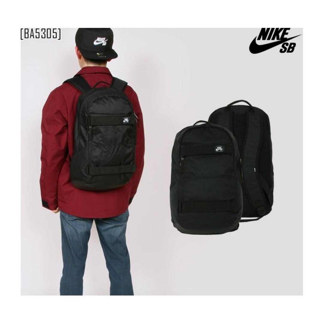 NIKE SB COURTHOUSE BACKPACK 24L UNISEX BACKPACK (Category: Backpacks) located in Davao. Submitted by barato2017 (Listing ID 222388067, Image 3). Description: item condition: Brand New with tag 100% AUTHENTIC / ORIGINAL IMPORTED Size W30 x H50 x D15 cm W 12 x H 19.5 x D 6 inches capacity: 24L The Nike SB Courthouse Backpack offers a spot for all your gear, including your skateboard when it's not underfoot. Its densely woven material provides lasti