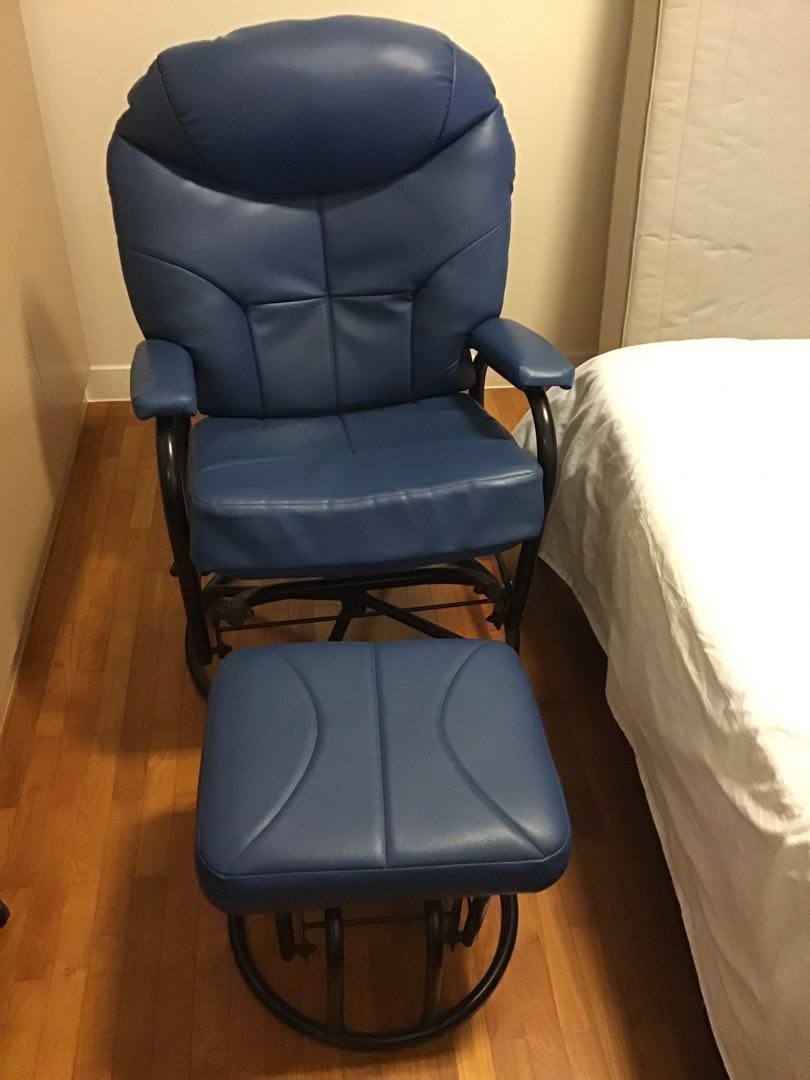 leather nursing chair