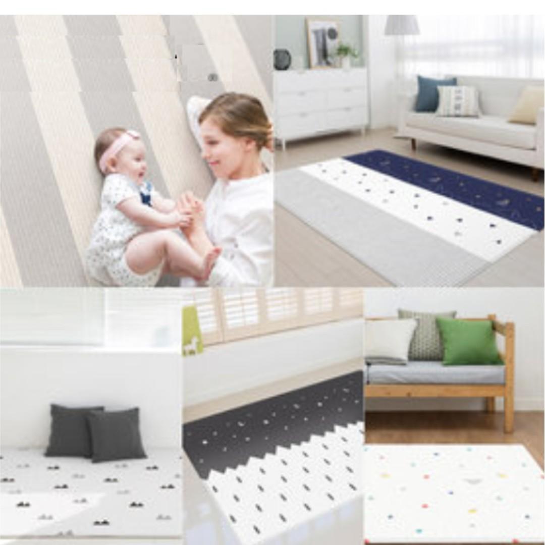 Parklon Pvc Pigvely Pure Soft Baby Playmat Double Sided Design Made Korea Shopee Singapore