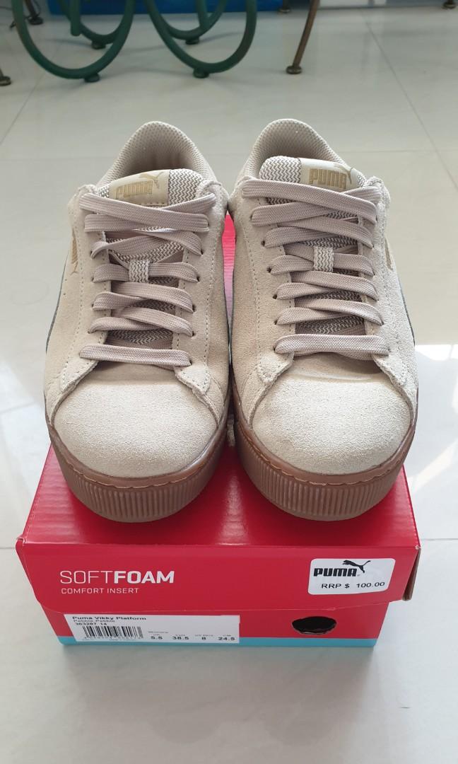 puma vikky beige