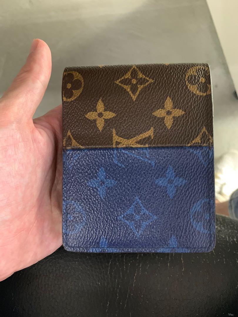 blue lv wallet men
