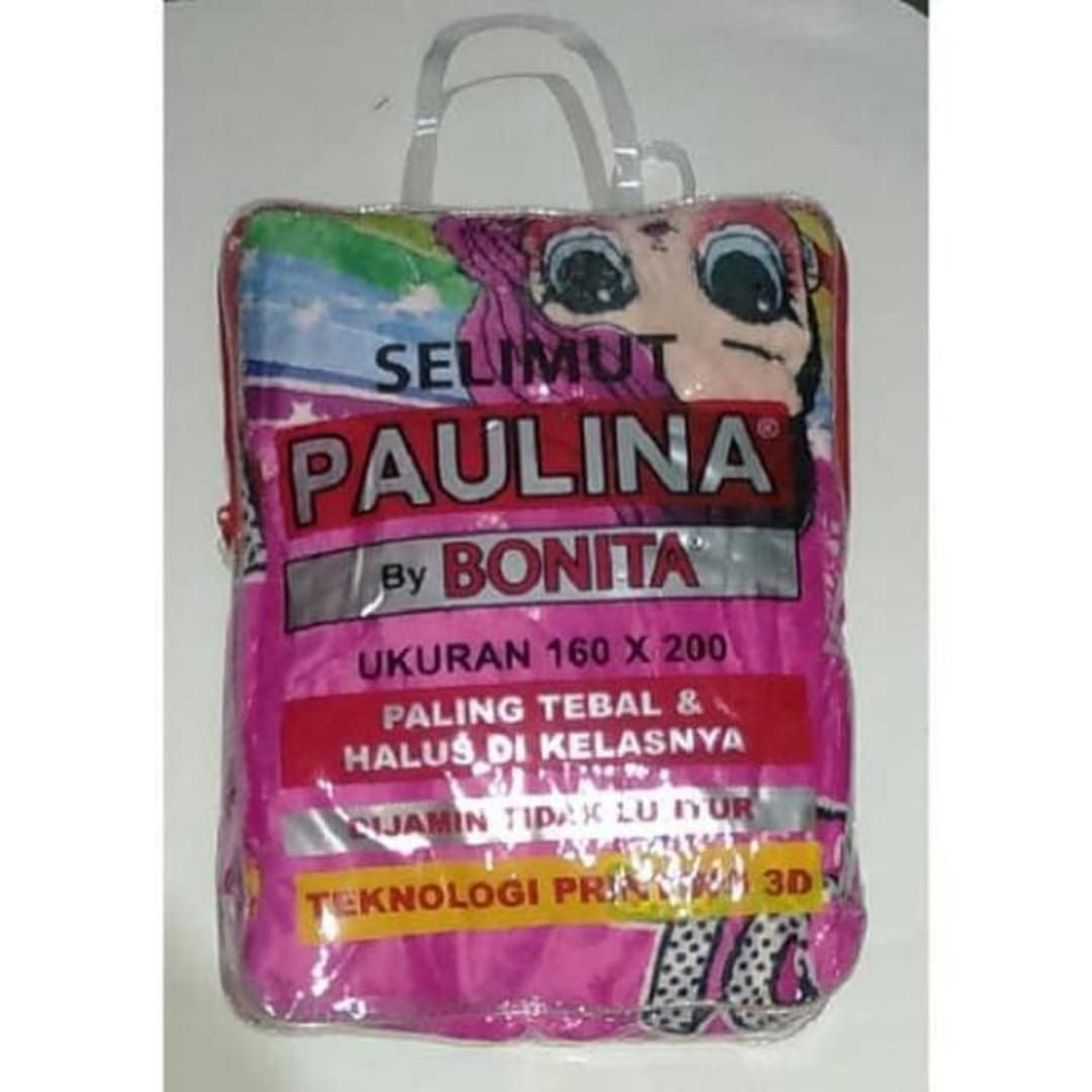 Selimut Paulina By Bonita Ukuran 160x200 Motif LOL ...
