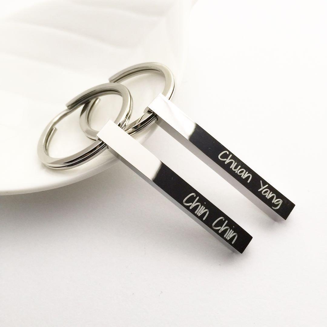 personalised name keychains