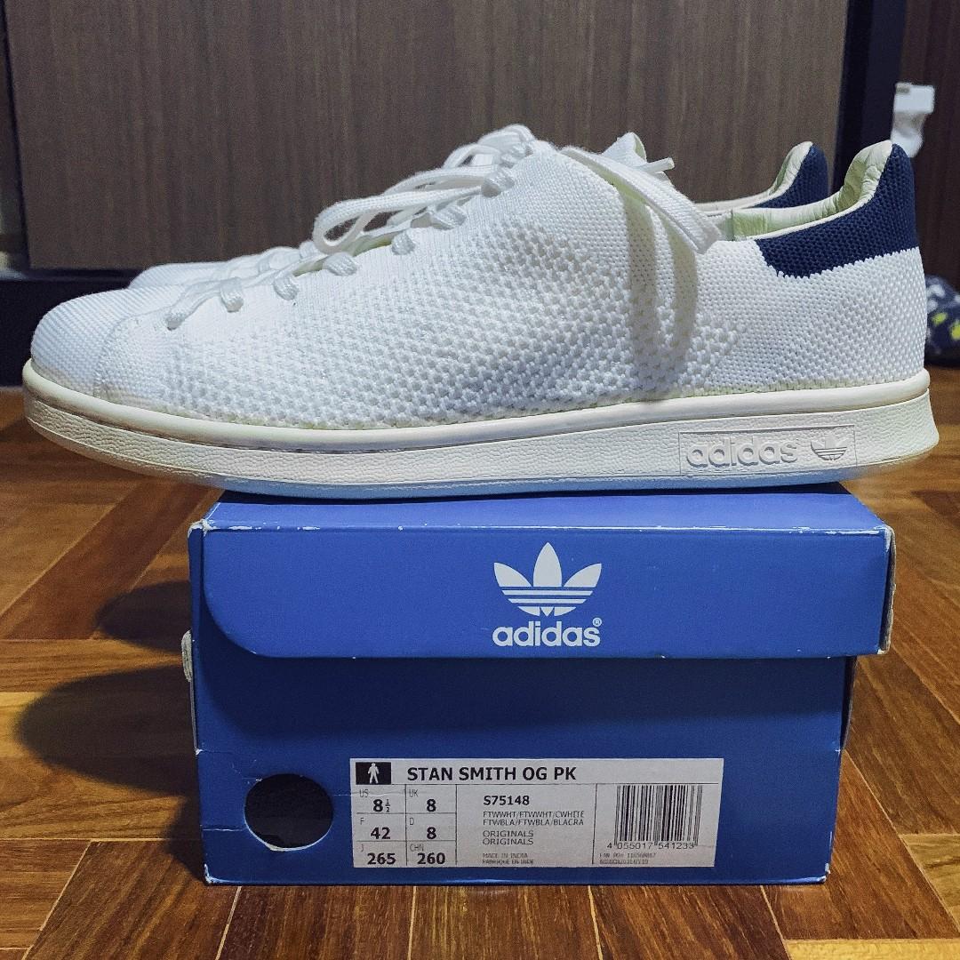 Adidas originals men's stan smith og pk fashion sneaker cheap