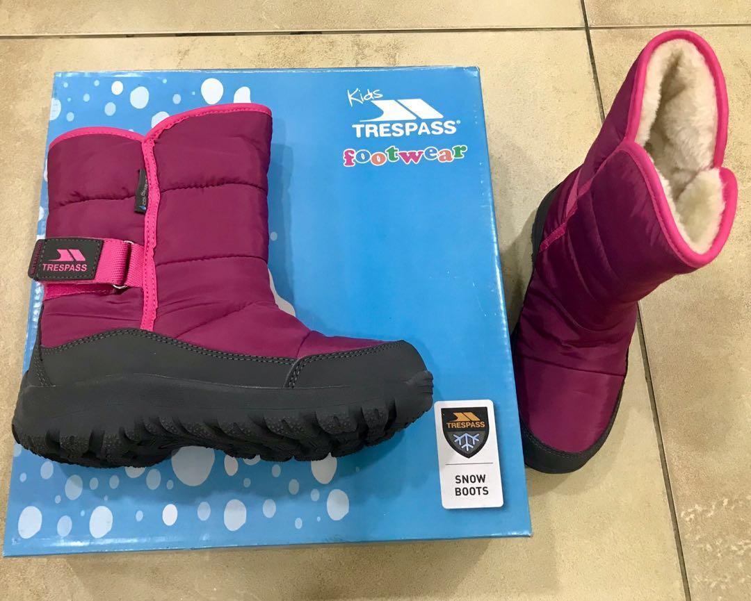 trespass kids snow boots