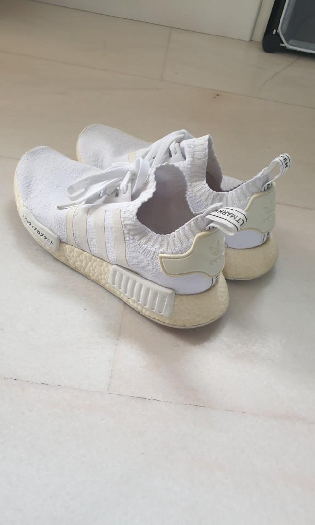 triple white nmd japan