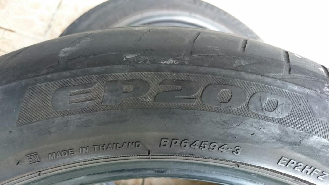 Tyres bridgestone 195/50/15, Auto Accessories on Carousell