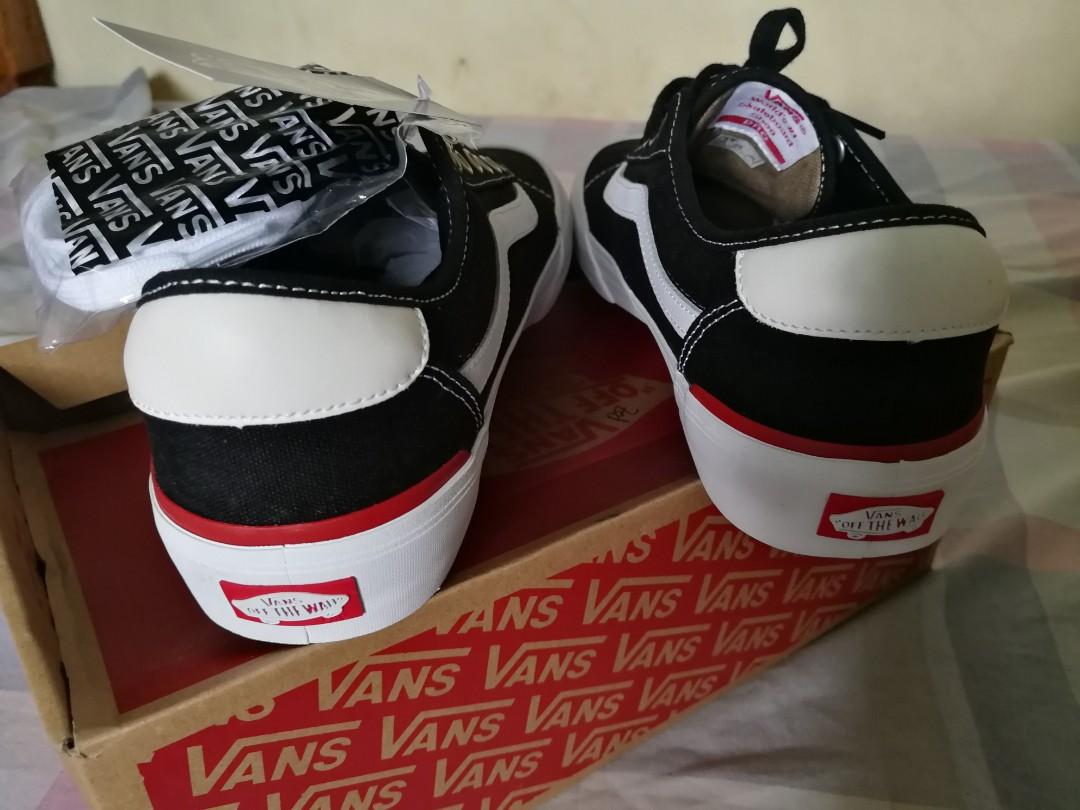 VANS CHIMA PRO 2 CANVAS BLACK WHITE VN0A3MTI187 Men s Fashion Footwear Sneakers on Carousell