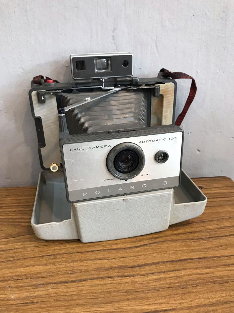 vintage polaroid camera 1965s