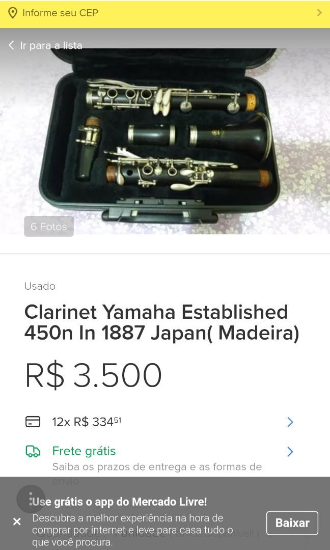 yamaha established in 1887 450N with box good condation working
