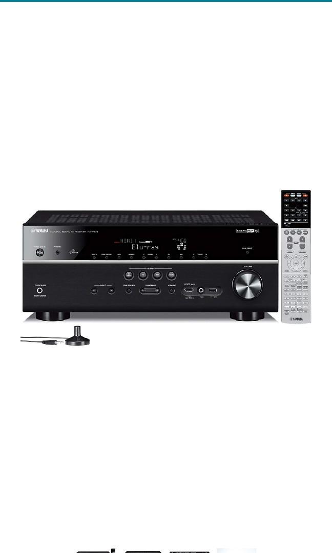 Yamaha RXV675 AV Receiver 7.2 Channel, Audio, Soundbars, Speakers