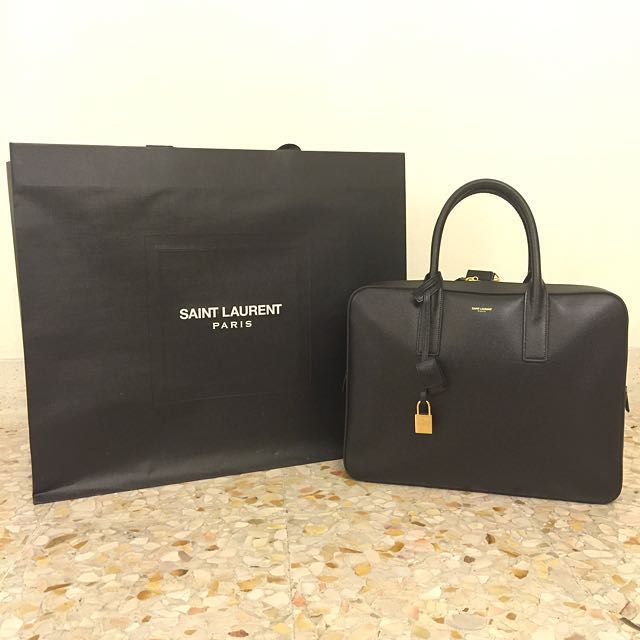 YSL Briefcase, Luxury, Bags & Wallets on Carousell