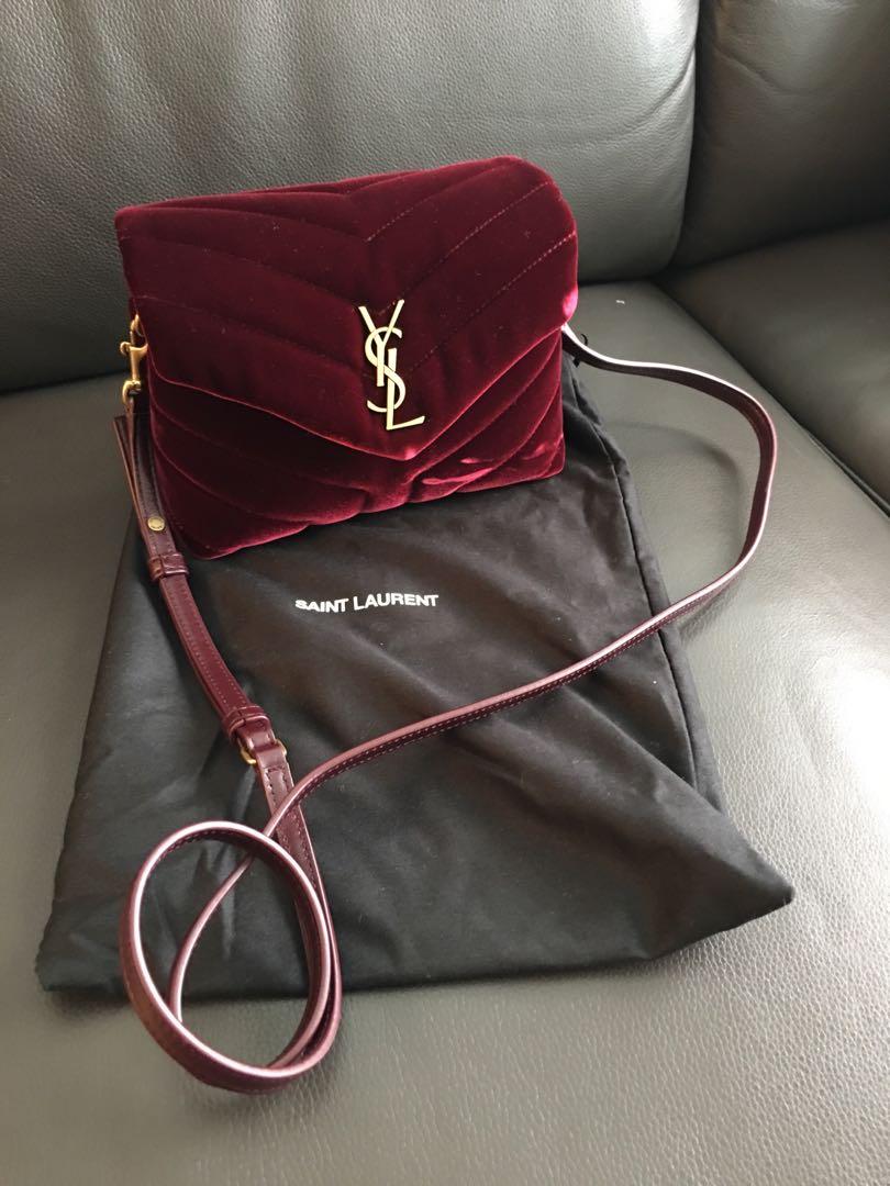 ysl toy loulou velvet