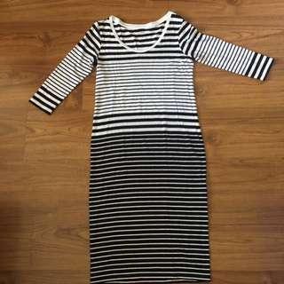 Uniqlo Striped Shirt Dress
