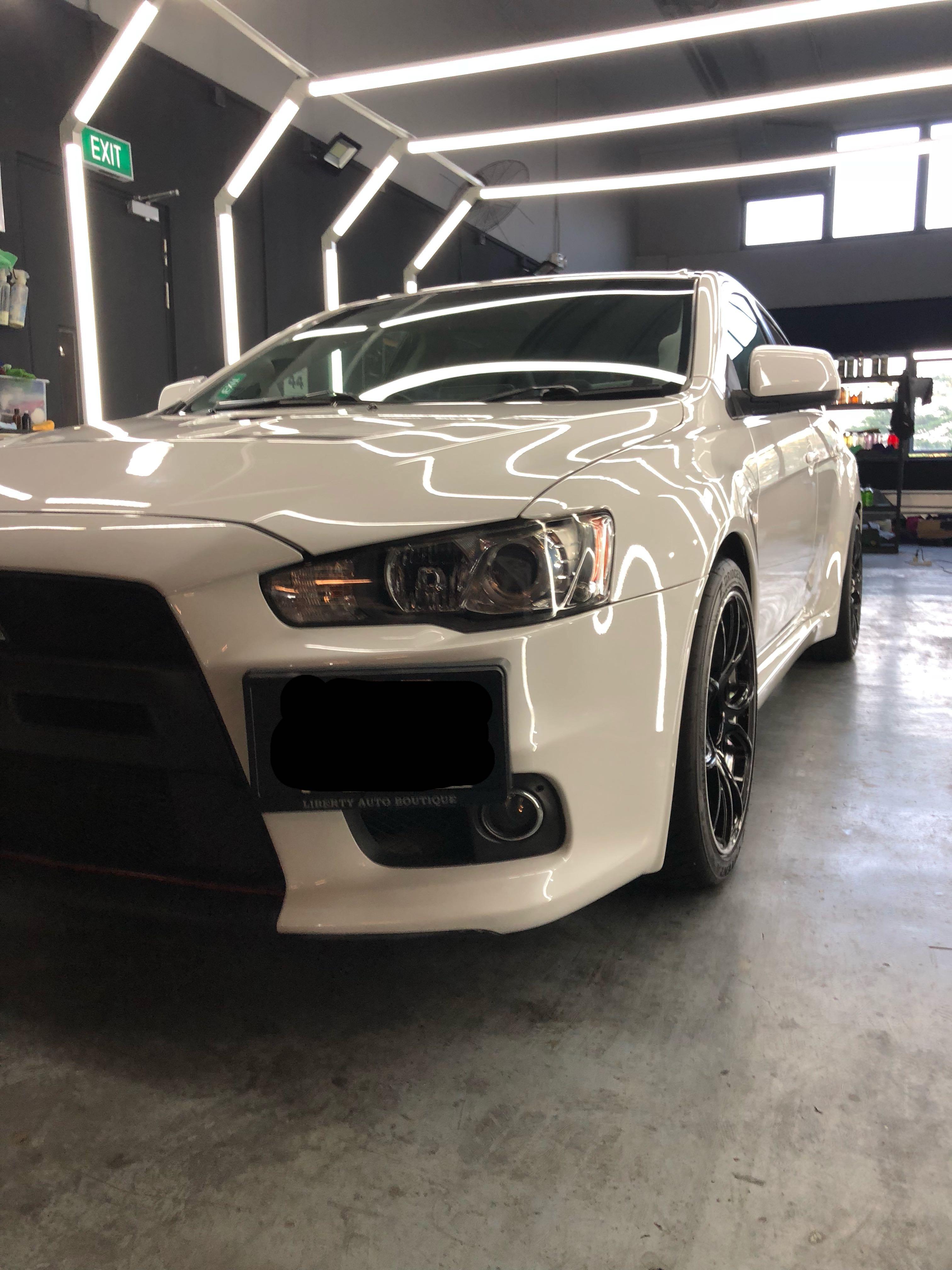 9h Ceramic Glass Coating Mitsubishi Lancer Evolution 10 Evo X Car Accessories Accessories On Carousell
