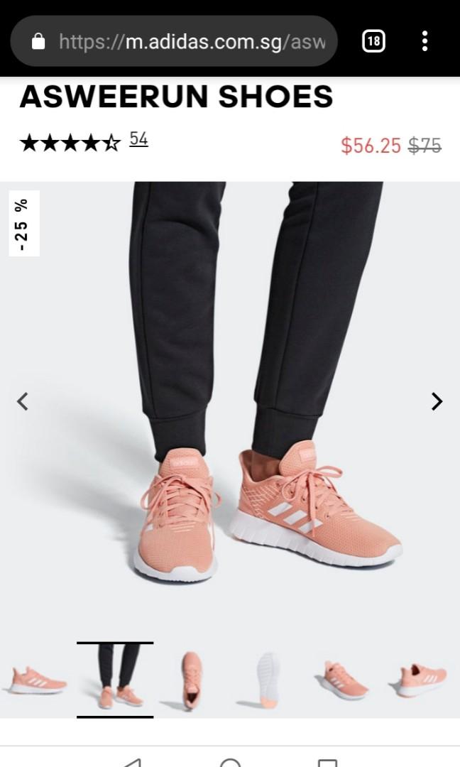 ADIDAS ASWEERUN WOMEN SHOES Women s Fashion Footwear Sneakers on Carousell