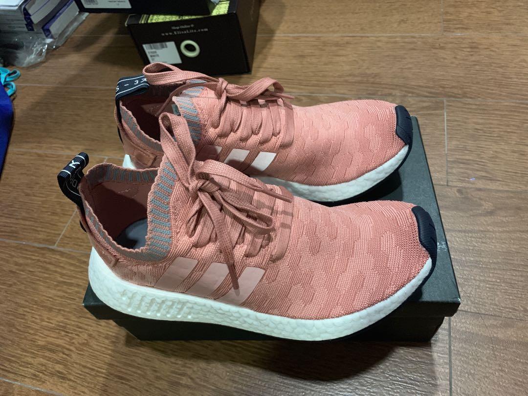 Adidas NMD R2 PK Raw Salmon Women s Fashion Footwear Sneakers