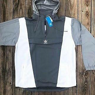Adidas original block anarok half zip hoodie Original BNWT, Fesyen Pria, , Baju Luaran di Carousell