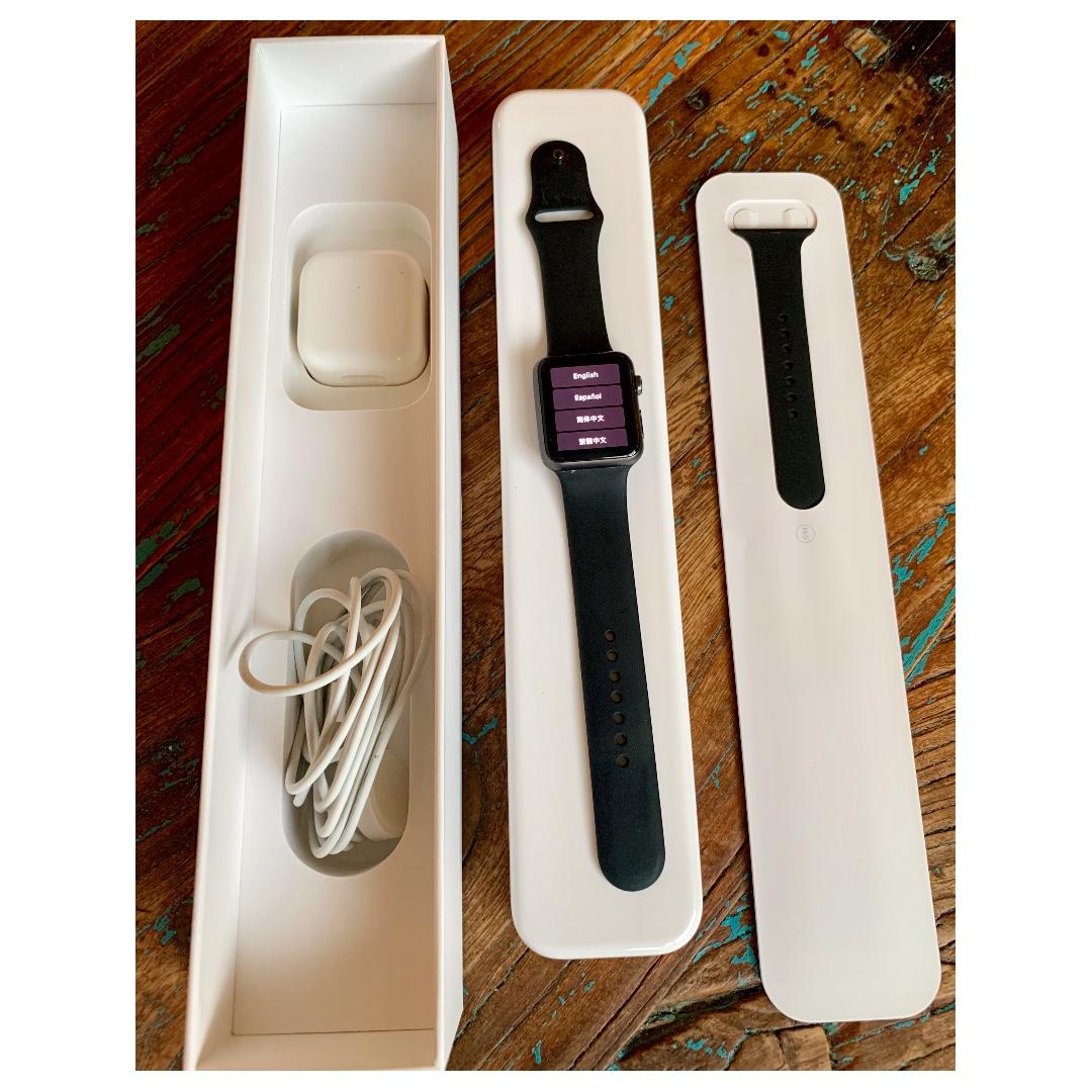Apple watch s gry al blk sport outlet