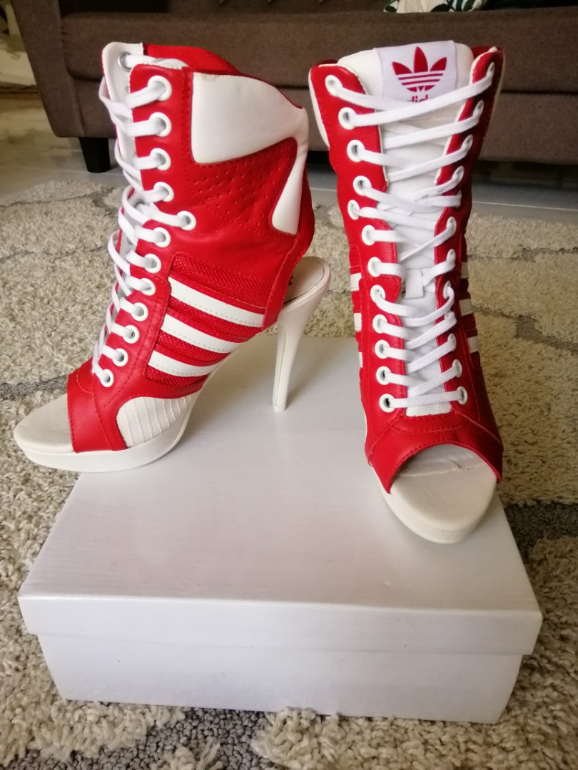 Adidas jeremy scott dames wit online
