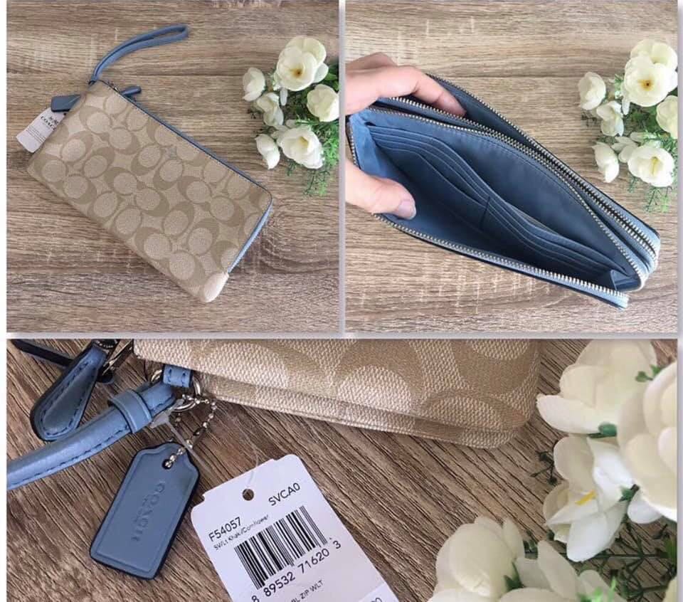 Authentic coach Pouch Wallet, Luxury, Bags & Wallets on Carousell