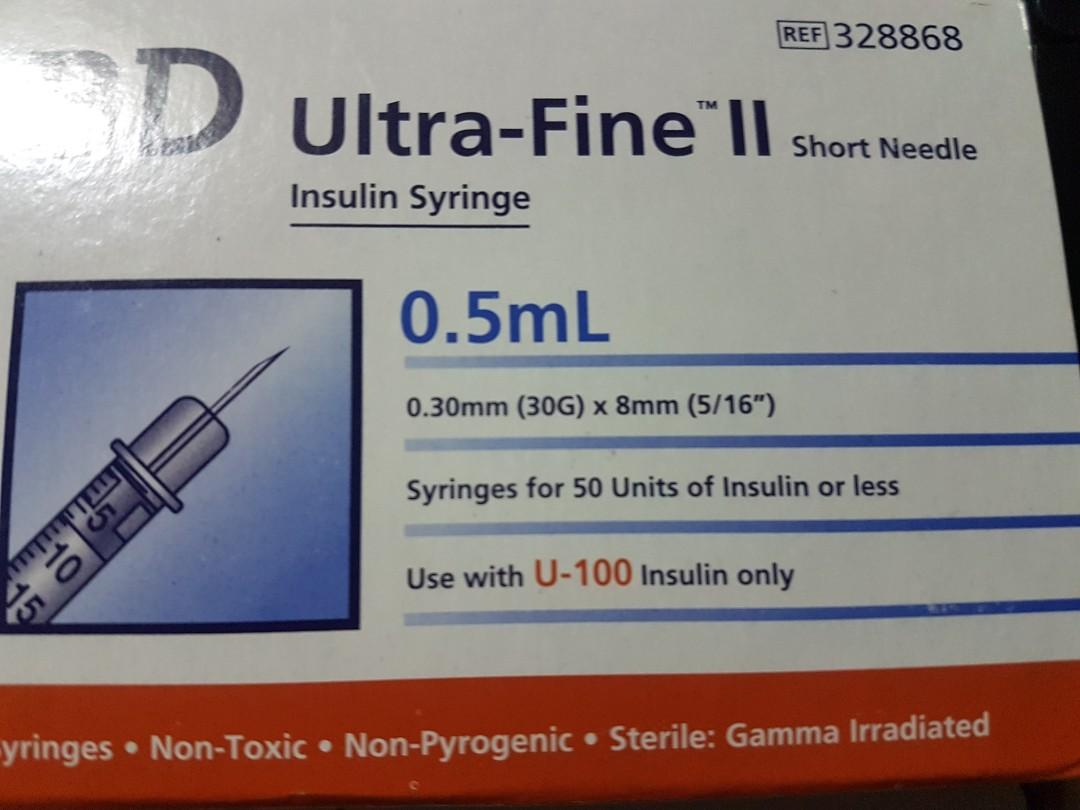 Insulin Syringe Ultra Fine 0 5 Ml 30g Everything Else Looking For On Carousell Insulin Syringe Ultra Fine 0 5 Ml 30g Everything Else Looking For On Carousell