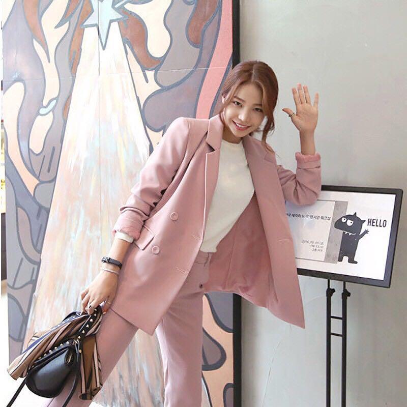 Old new arrivals rose blazer