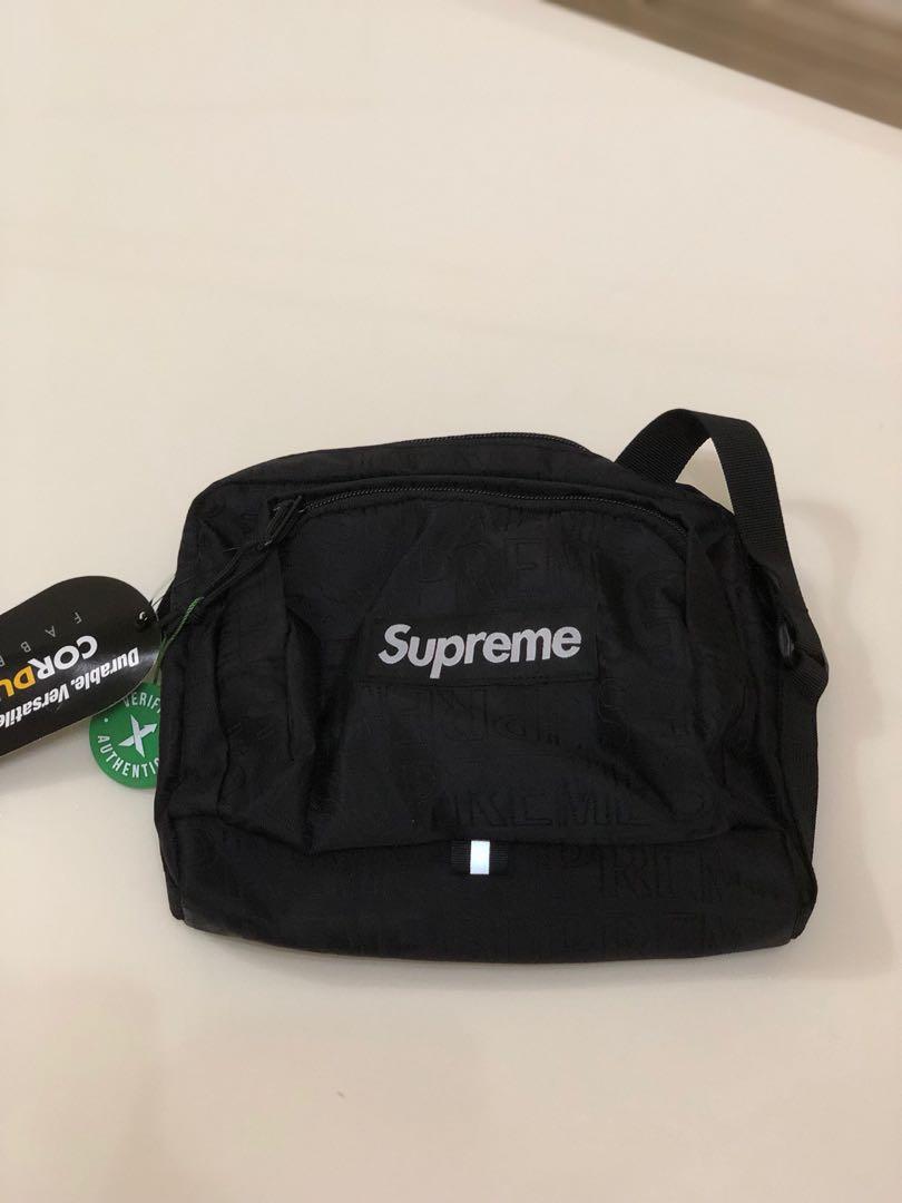 supreme ss19 shoulder bag black