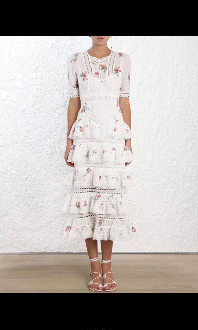 Zimmermann fleeting pintuck dress new arrivals