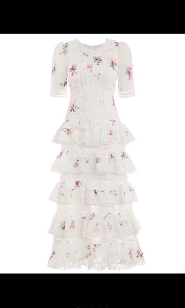 Zimmermann fleeting new arrivals pintuck dress