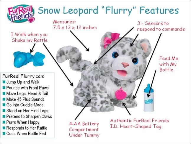 Furreal baby snow sale leopard