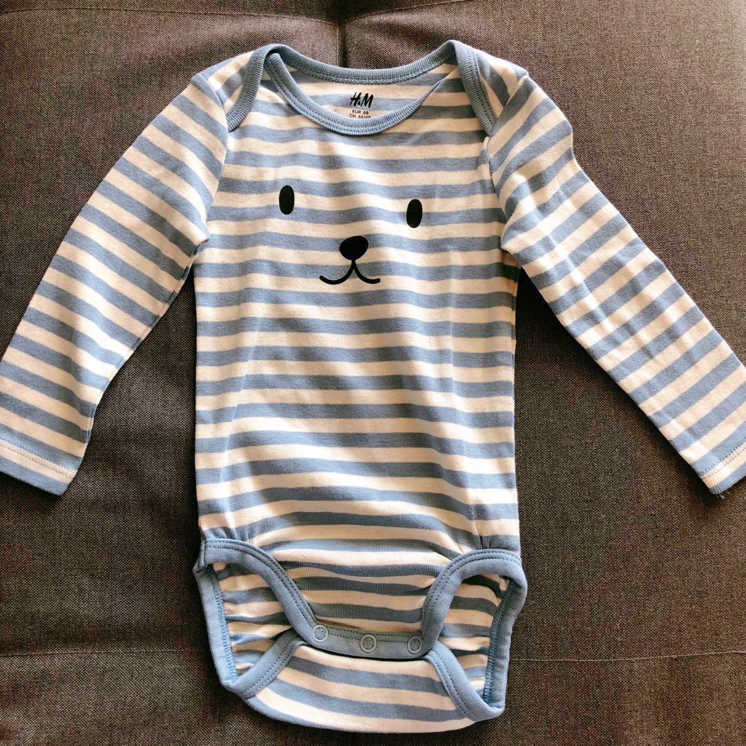 Brand New H M Baby Boy Bodysuit Babies Kids Babies Kids Fashion On Carousell