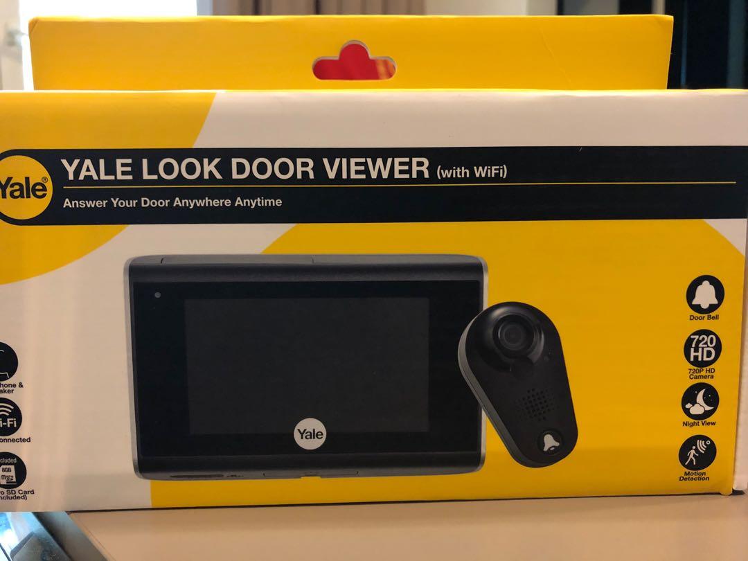 Brand new Yale Look Door Viewer with wifi Furniture Home