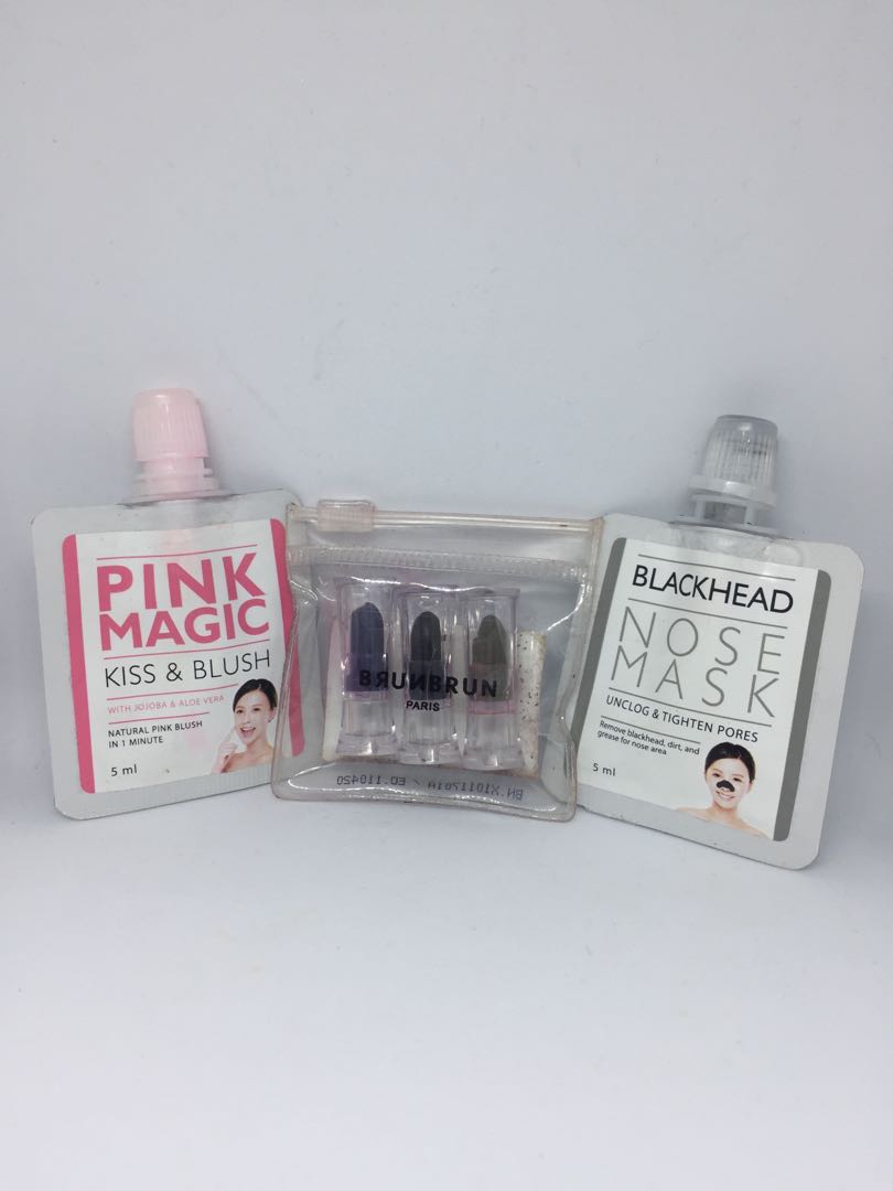 Brun Brun Magic Lipstik Cream Blush And Nose Mask Health Beauty Makeup On Carousell