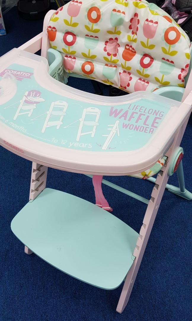 cosatto waffle highchair