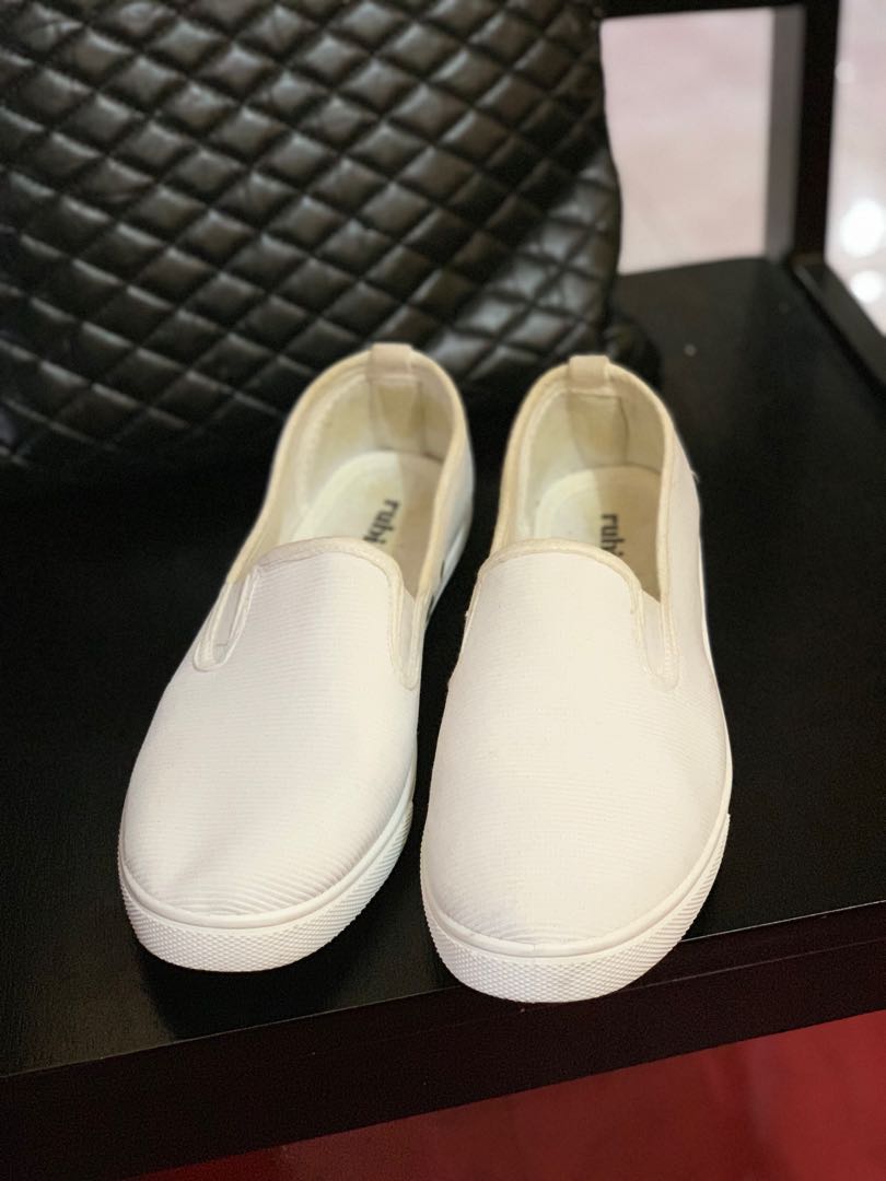 Cotton on (rubi) white slip on shoes 