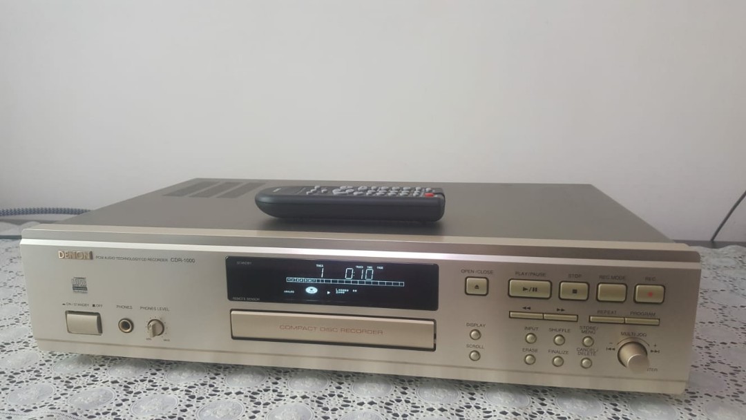 Denon (CDR1000)金裝cd機+Recorder, 音響器材, 音樂播放裝置 MP3及CD Player Carousell