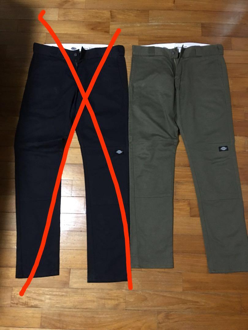 dickies slim straight double knee