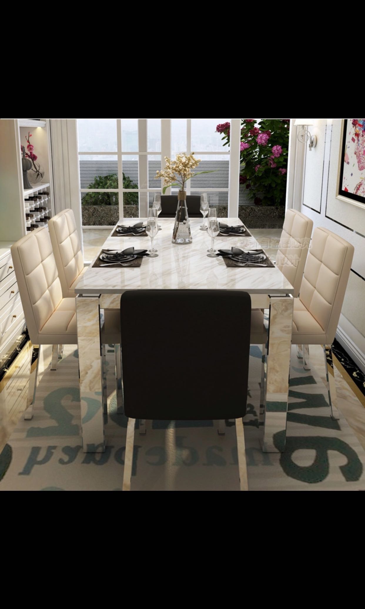 Dining Table With 4 Chairs