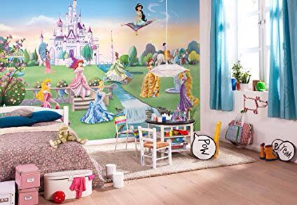 Disney Princess Mural Wallpaper, Hobbies & Toys, Stationery & Craft ...