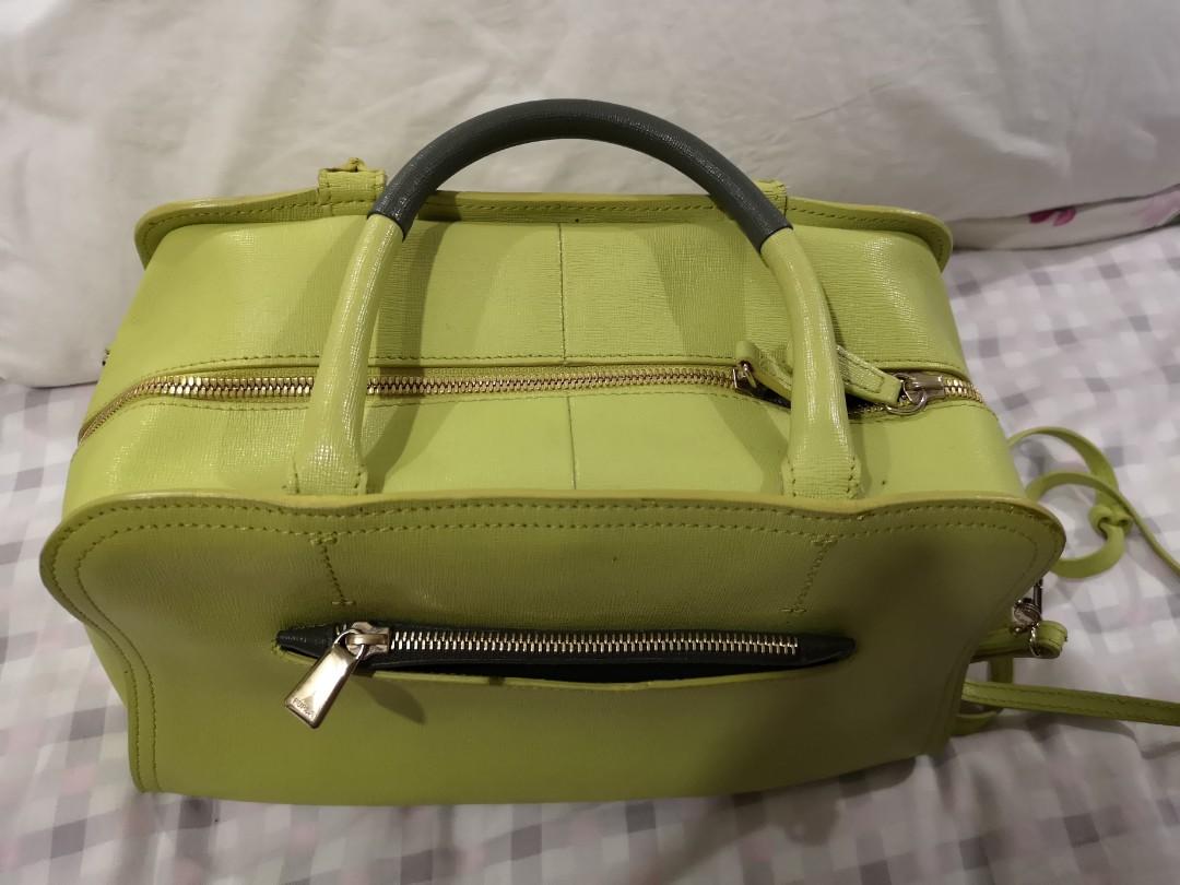Furla lime green bag outlet