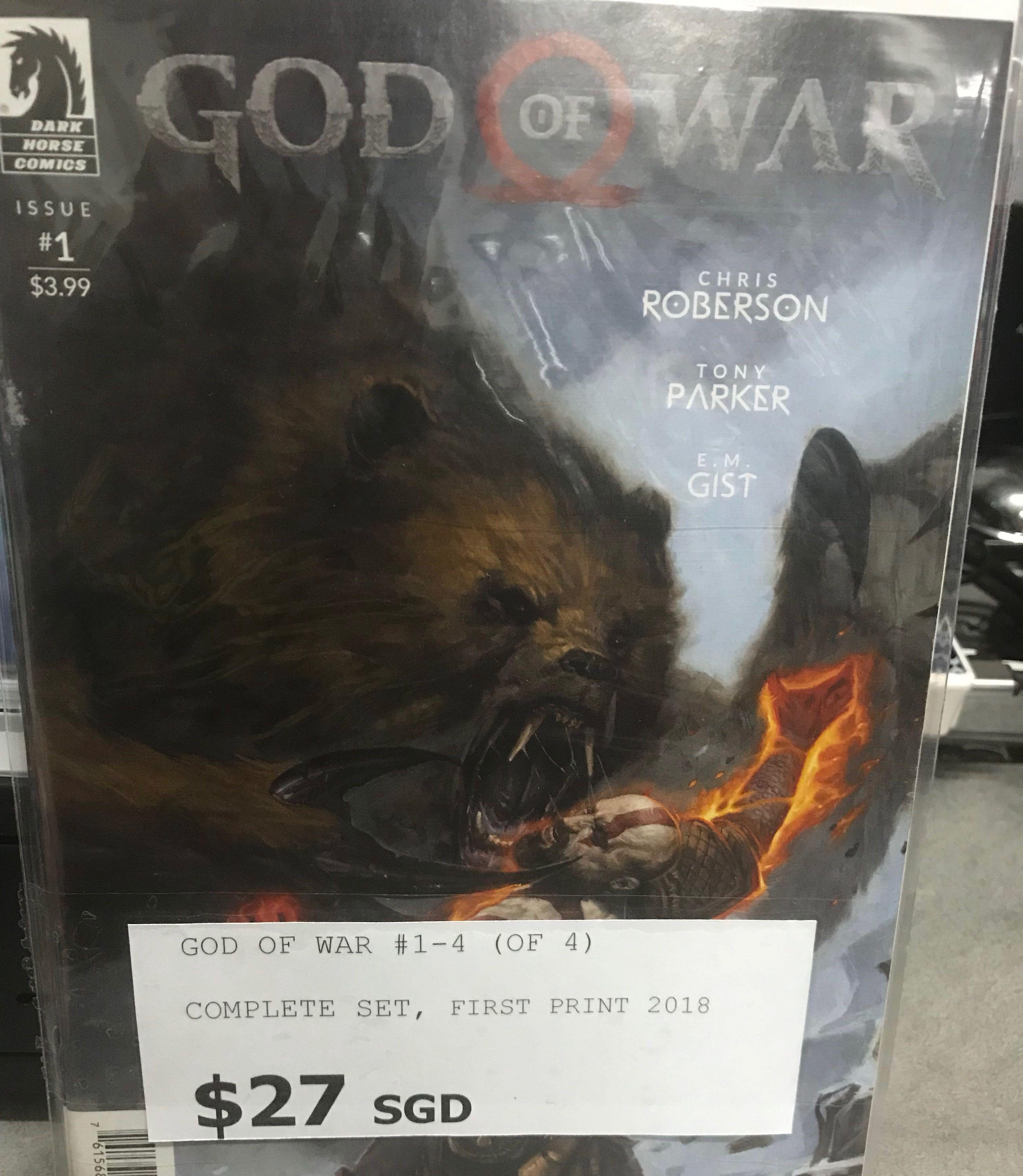 God Of War 1 4 Complete Set Sale Brand New Books Stationery