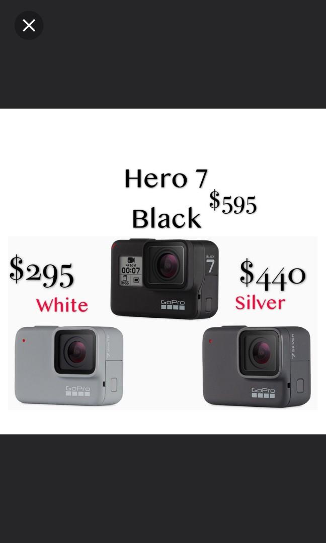 Gopro Hero 7 Bkack Silver White Photography Cameras Digital