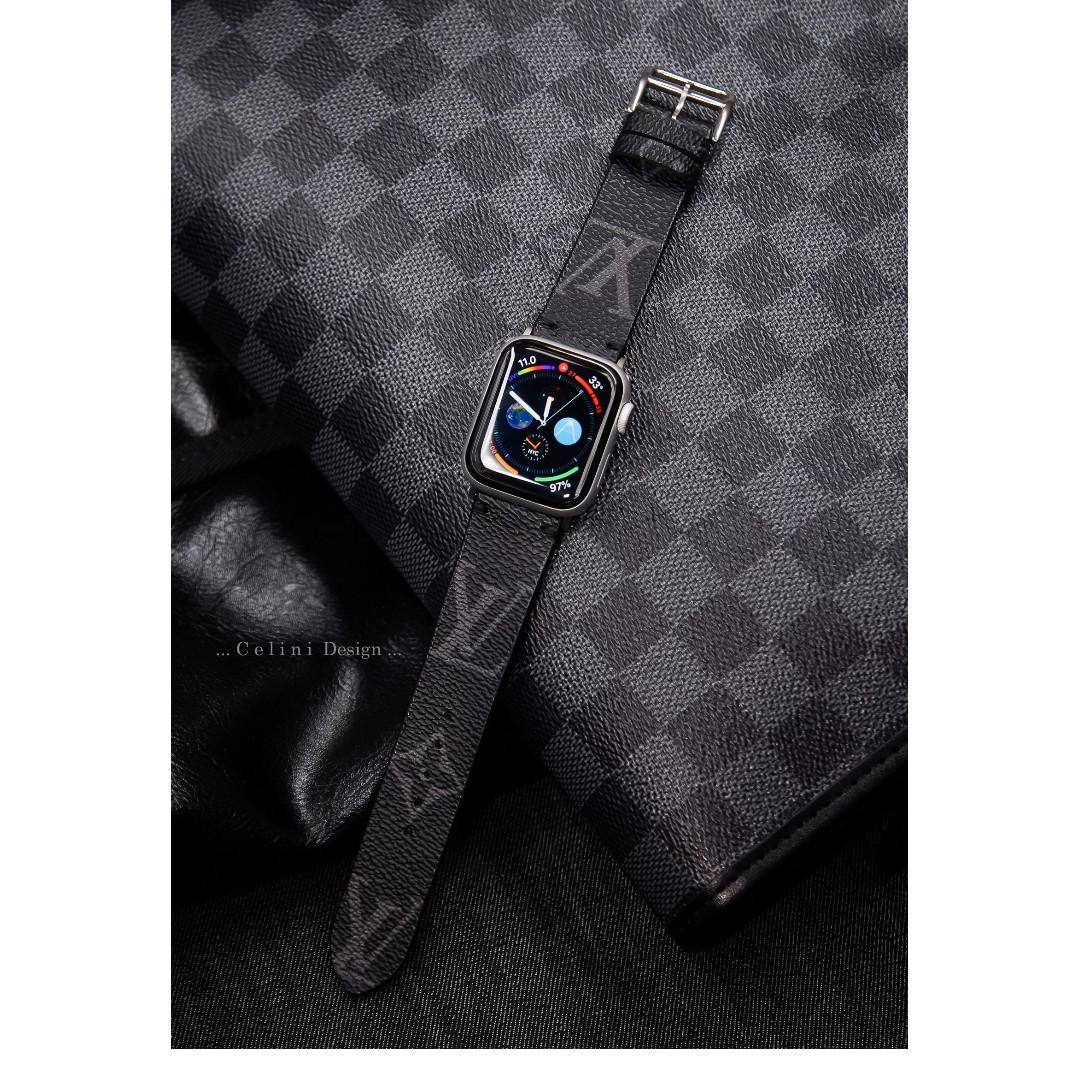 Apple Watch Band Series 4 Band 44mm 40mm | LV Apple Watch Band Louis Vuitton iwatch Band LV ...