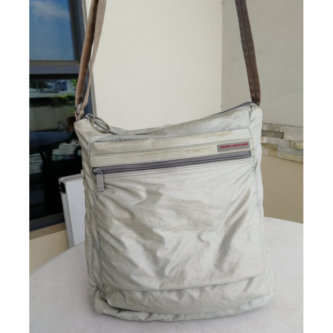 HEDGREN Urban Grey Sling Bag Men s Fashion Bags Sling Bags on