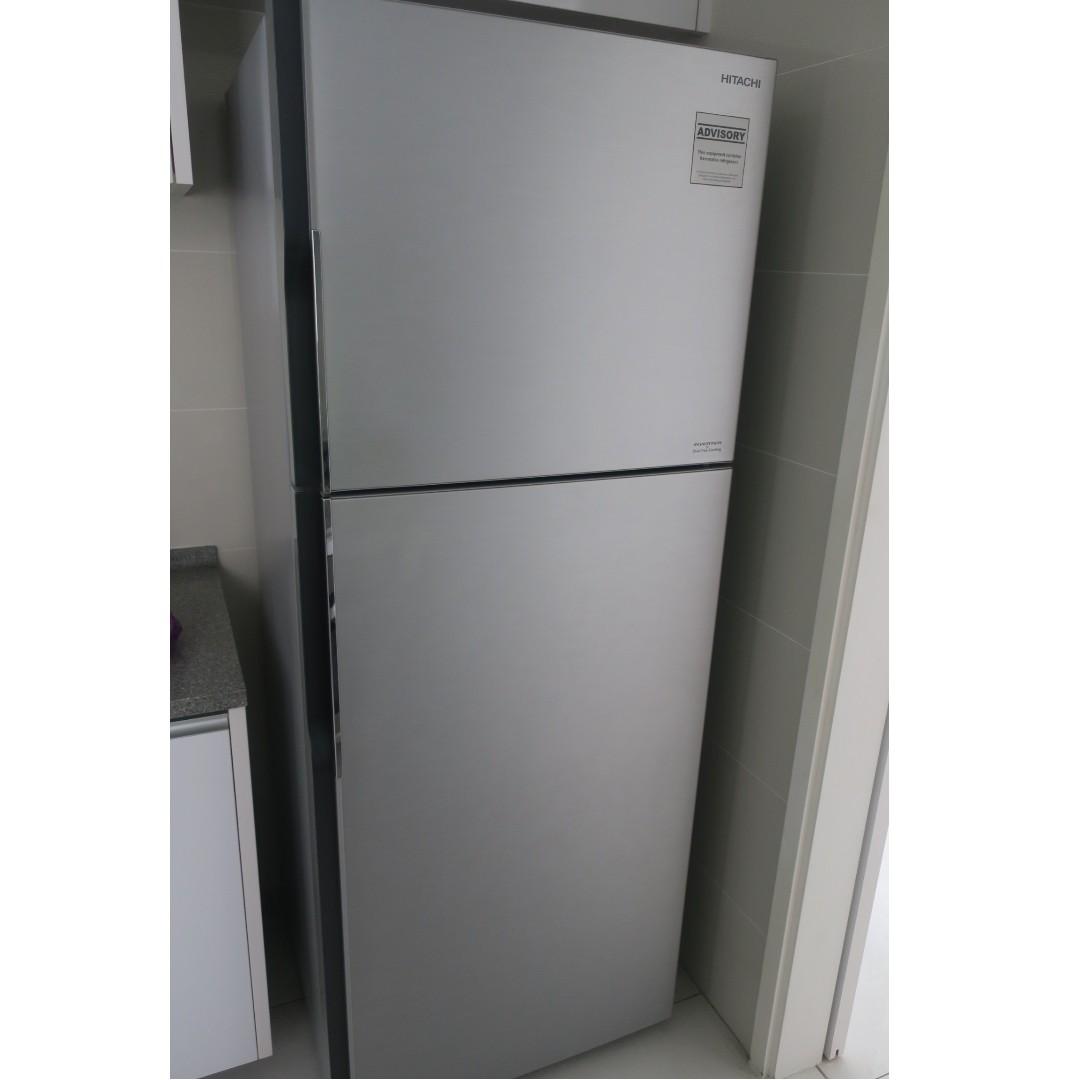 Hitachi Fridge 395litres Dual colling Fan RV480P3MS, TV & Home
