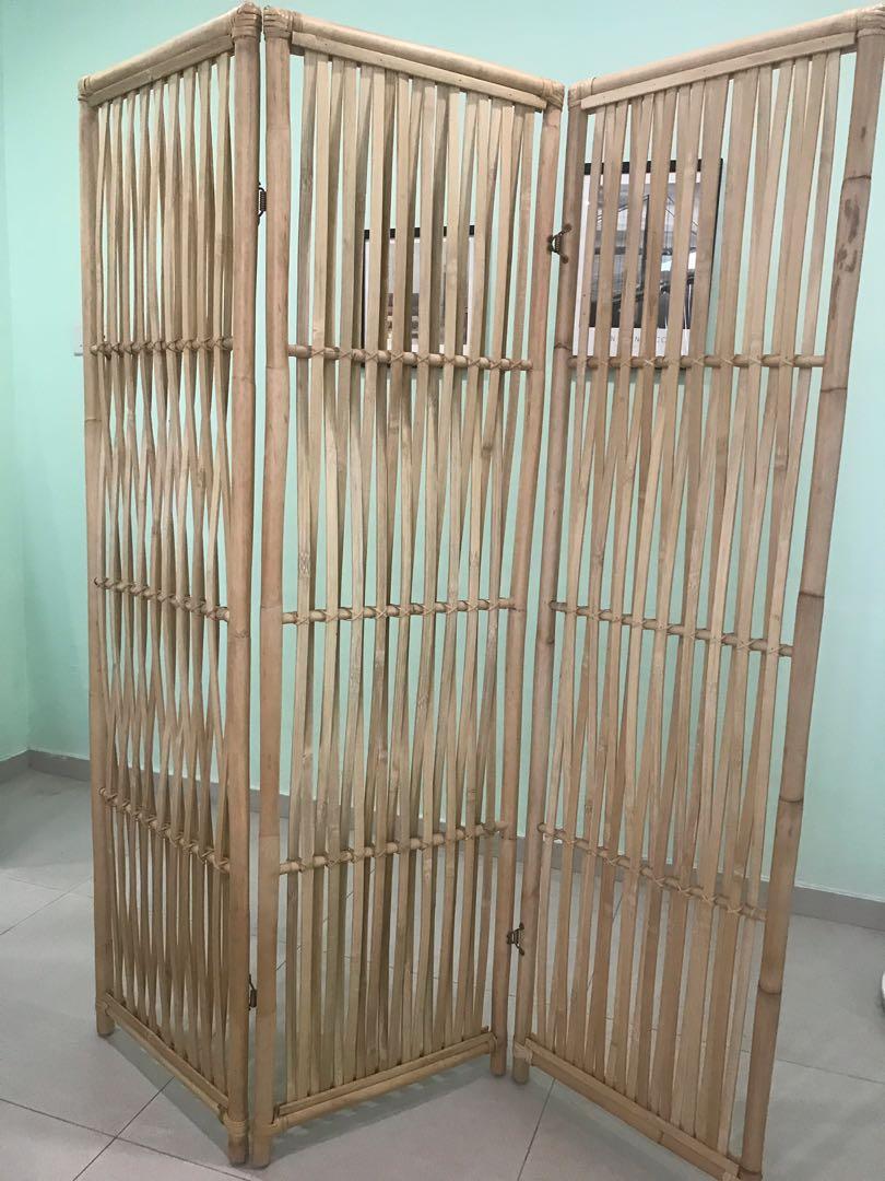 Ikea Jassa Collection Bamboo Room Divider Furniture Home Decor Others On Carousell